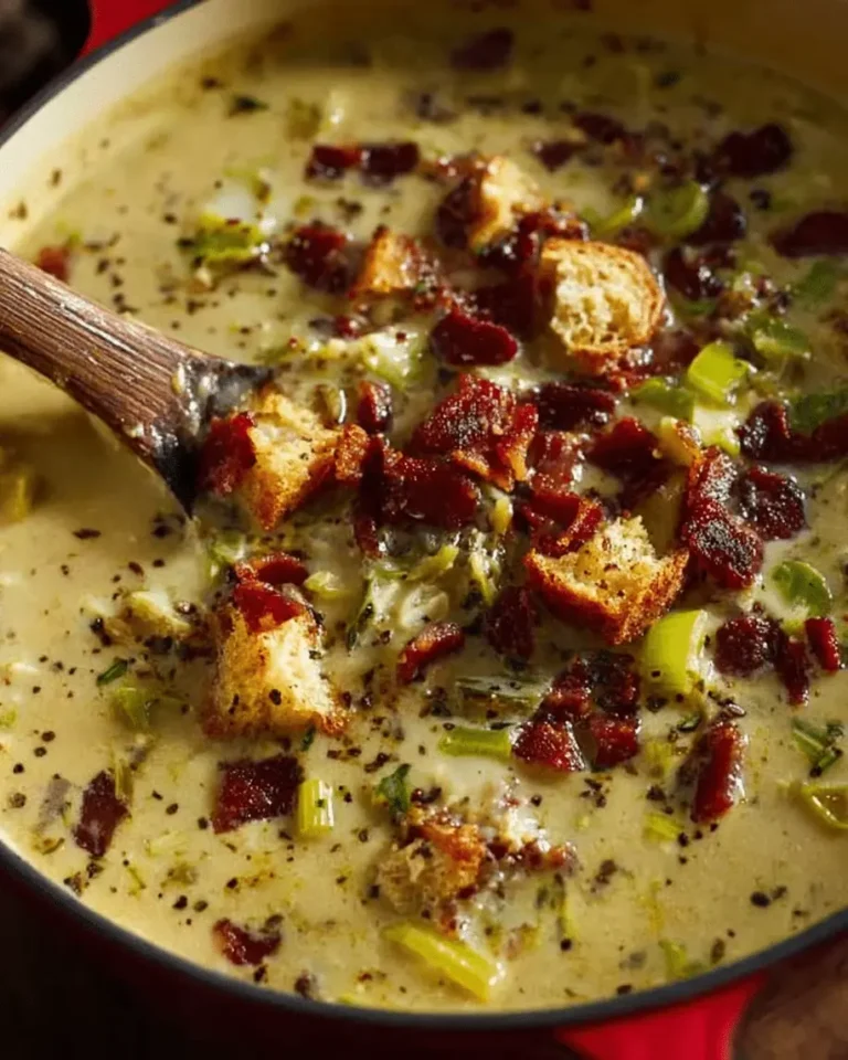 Creamy Leek and Mustard Soup A Cozy Bowl of Comfort
