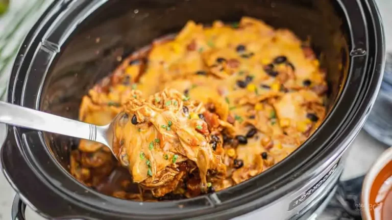 Easy Tender Chicken Enchilada Crock Pot Recipe
