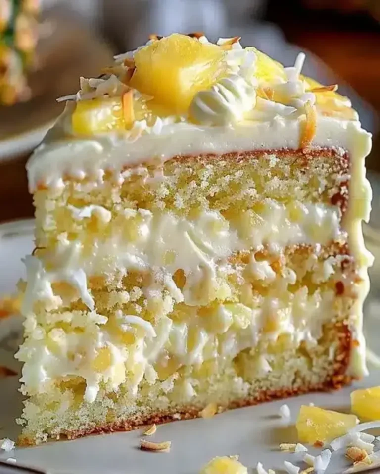 Easy Pineapple Coconut Dream Cake Recipe! 🥥