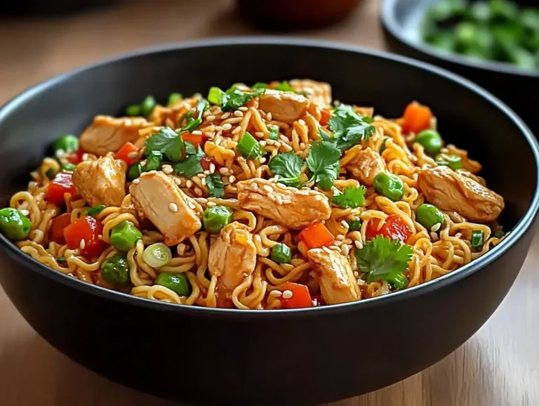 Delicious Chicken Ramen Stir Fry Recipe for Quick Meals