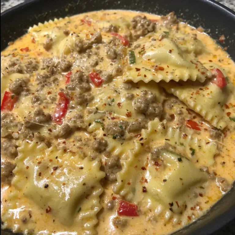 Cajun Sausage Ravioli
