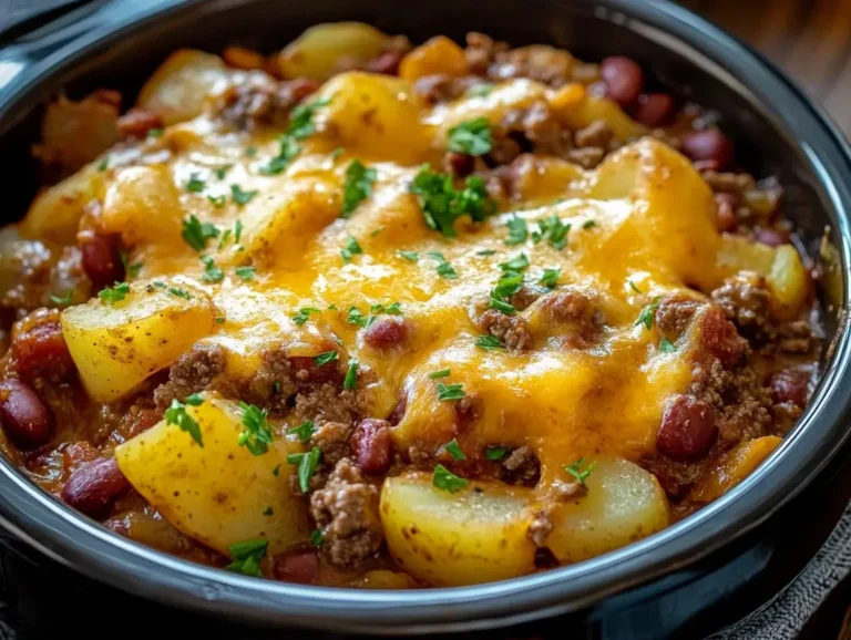 Slow Cooker Cowboy Potato Casserole Recipe for Easy Dinners