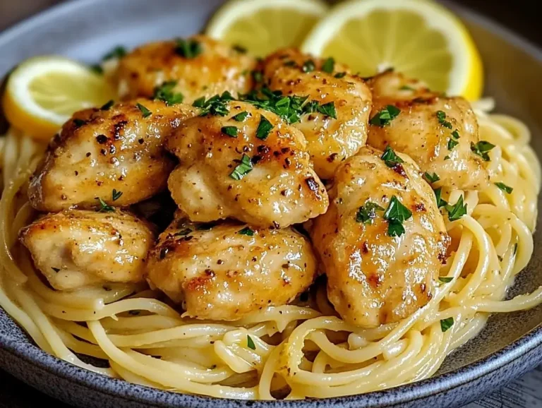 Garlic Butter Chicken Recipe with a Lemon Parmesan Twist