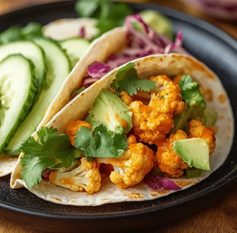 Spicy Buffalo Cauliflower Wraps Recipe