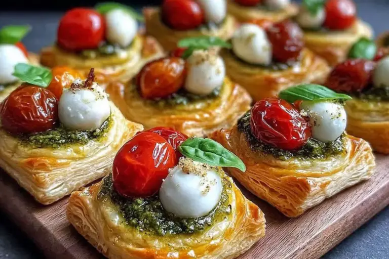 Caprese Pastry Bites