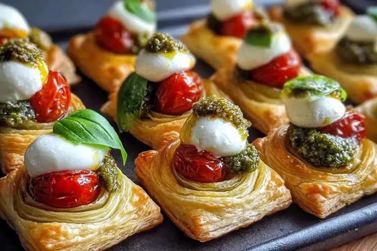 Caprese Pastry Bites