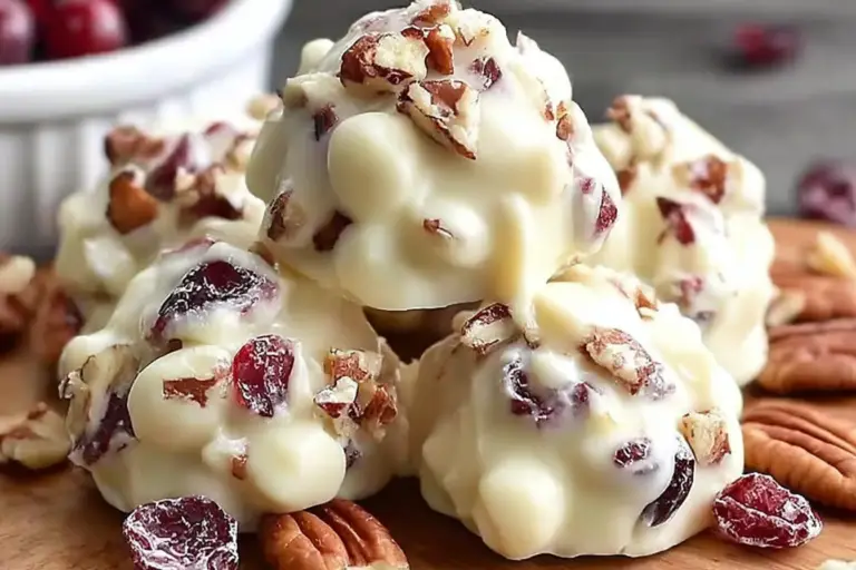 White Chocolate Cranberry Pecan Clusters