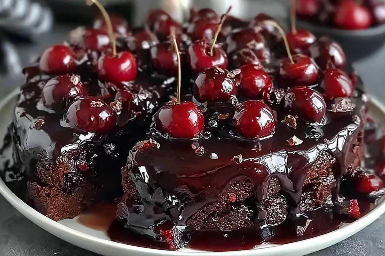 Cherry Chocolate Dream Cake Recipe