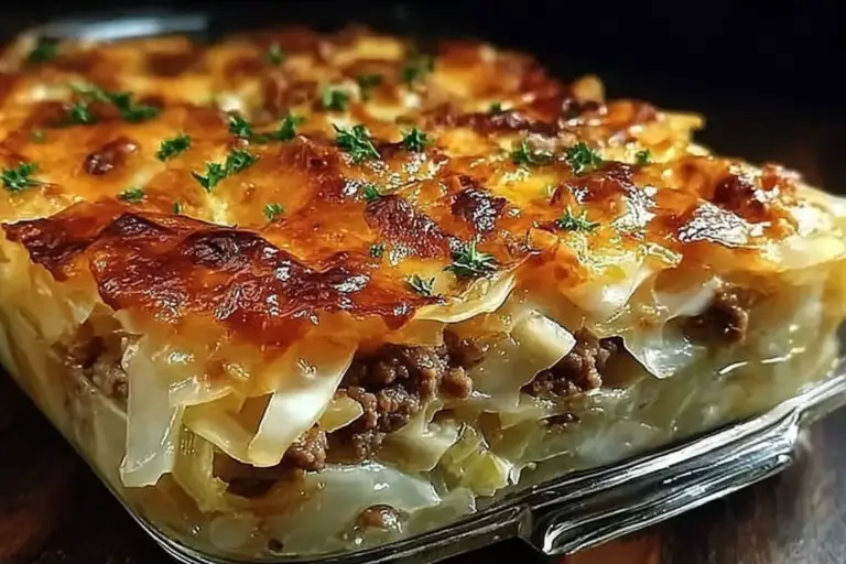 Cheesy Cabbage Casserole