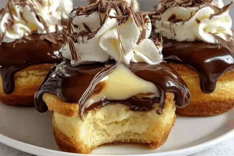 Irresistible Boston Cream Pie Cupcakes