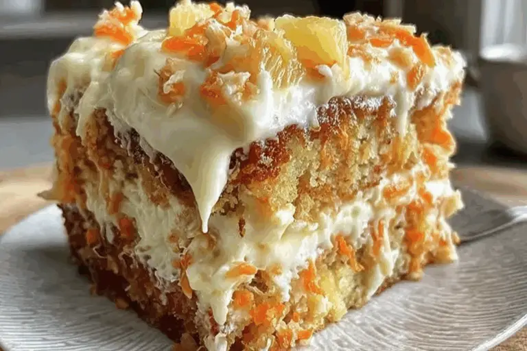 Hawaiian Pineapple Carrot Cream Cake