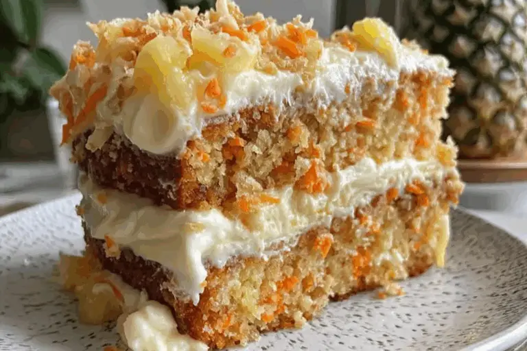 Hawaiian Pineapple Carrot Cream Cake