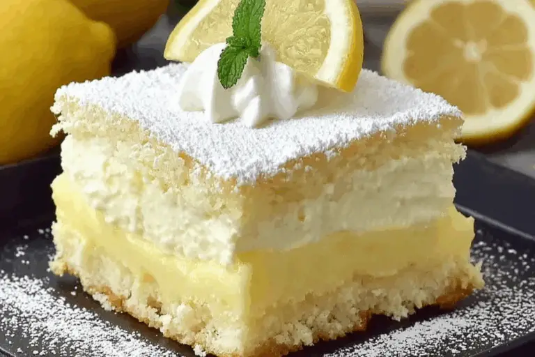Lemon Custard Cake Recipe