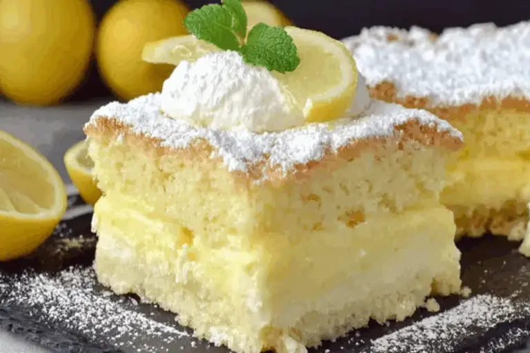 Lemon Custard Cake Recipe
