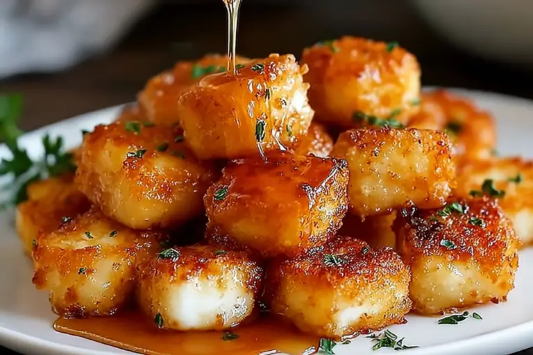 Crispy Feta Bites with Honey Glaze