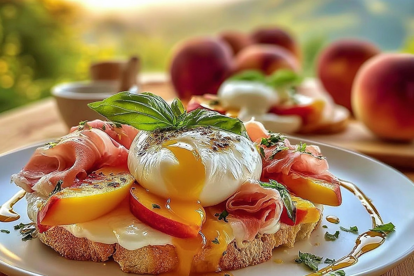 Burrata Peach Harmony