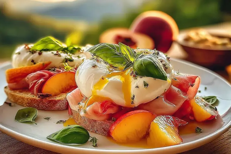 Burrata Peach Harmony