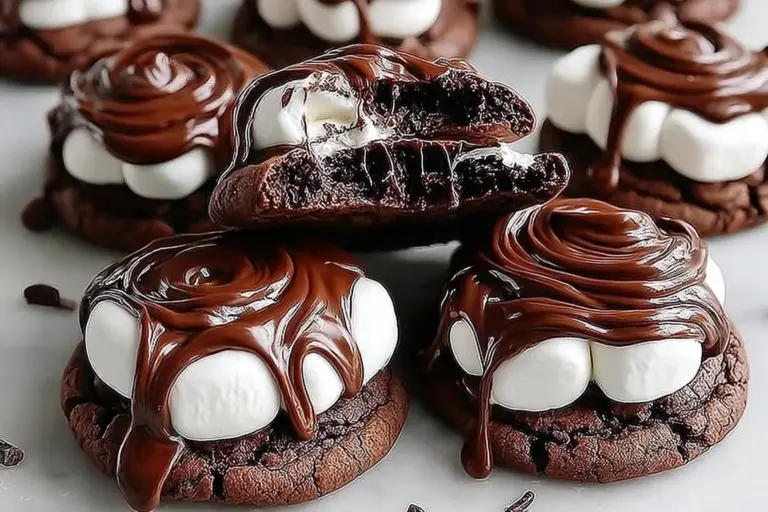 Mouthwatering Double Chocolate Marshmallow Cookies