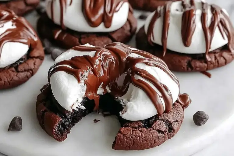 Mouthwatering Double Chocolate Marshmallow Cookies