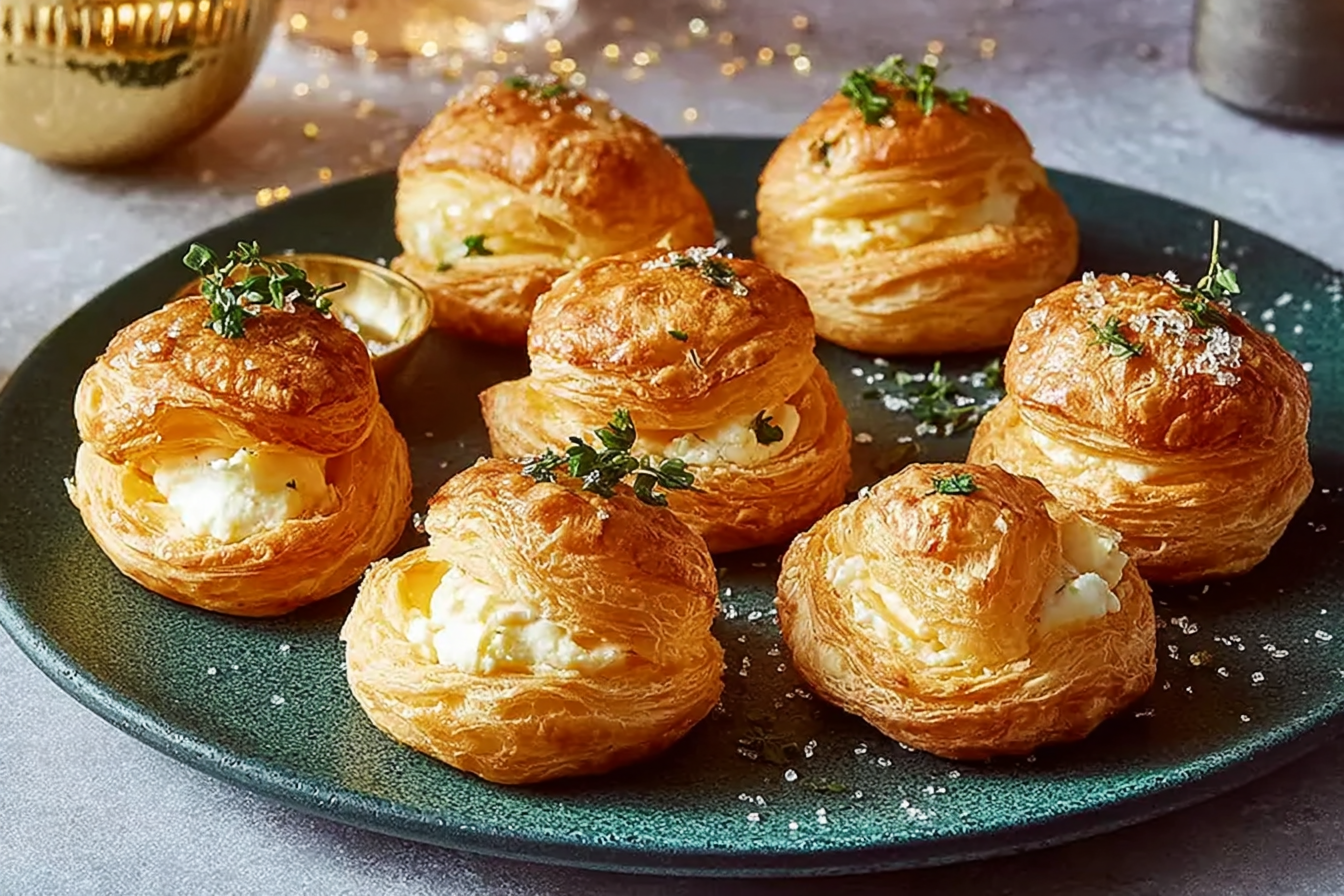 Festive Boursin Cheese Puffs