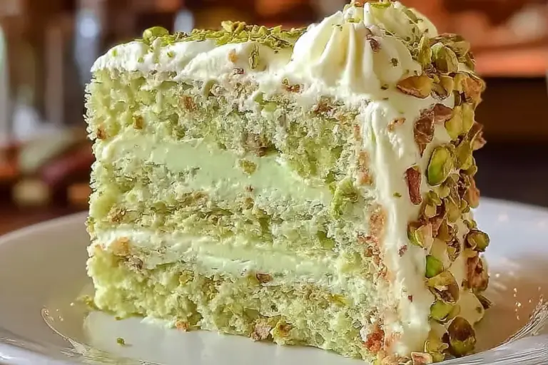 Best Creamy Pistachio Cake