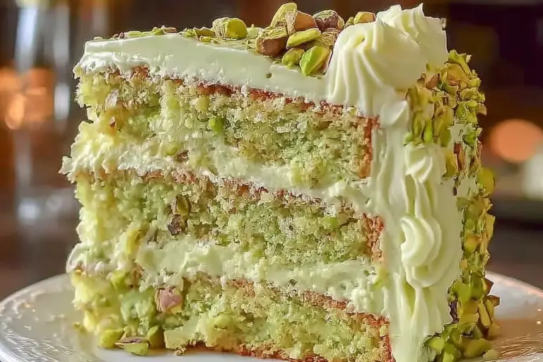 Best Creamy Pistachio Cake