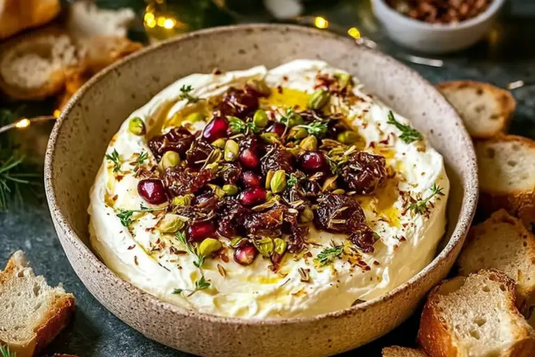 Festive Whipped Brie Dip