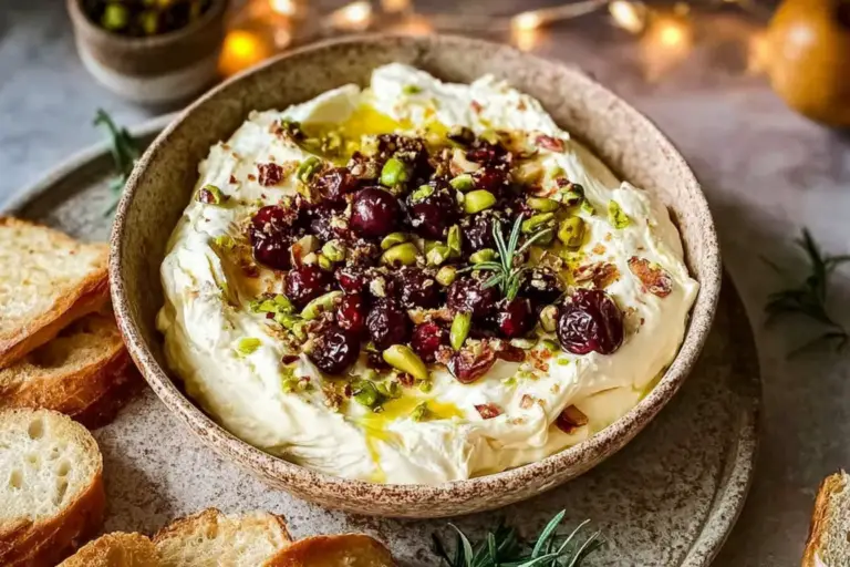 Festive Whipped Brie Dip