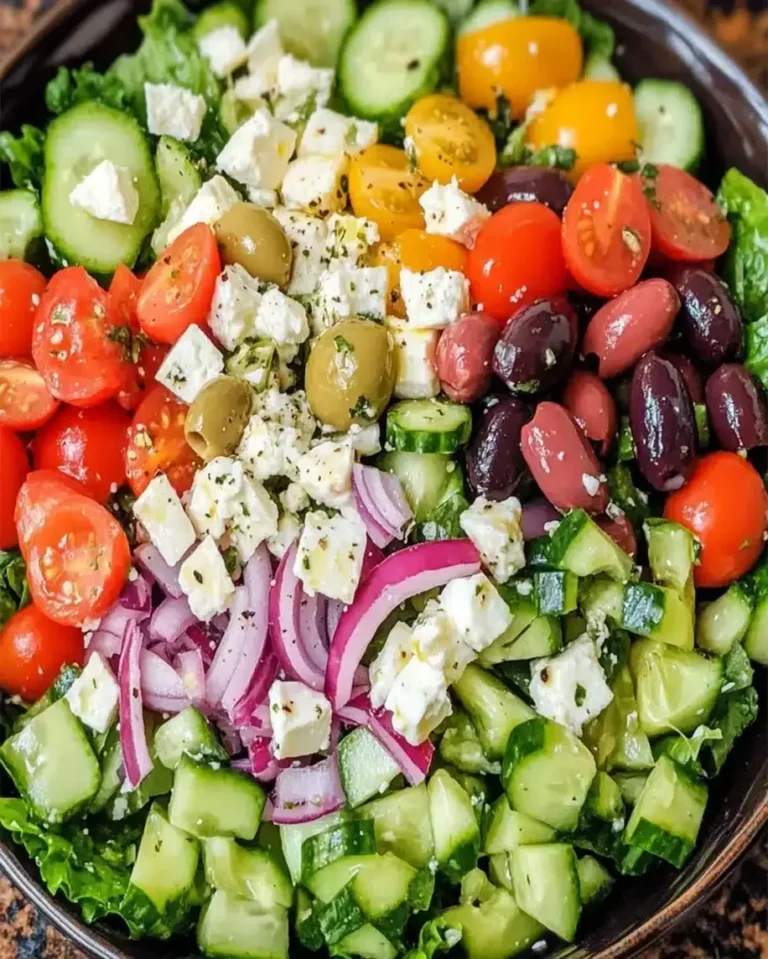 Greek Salad Recipe Fresh, Easy & Bursting with Flavor