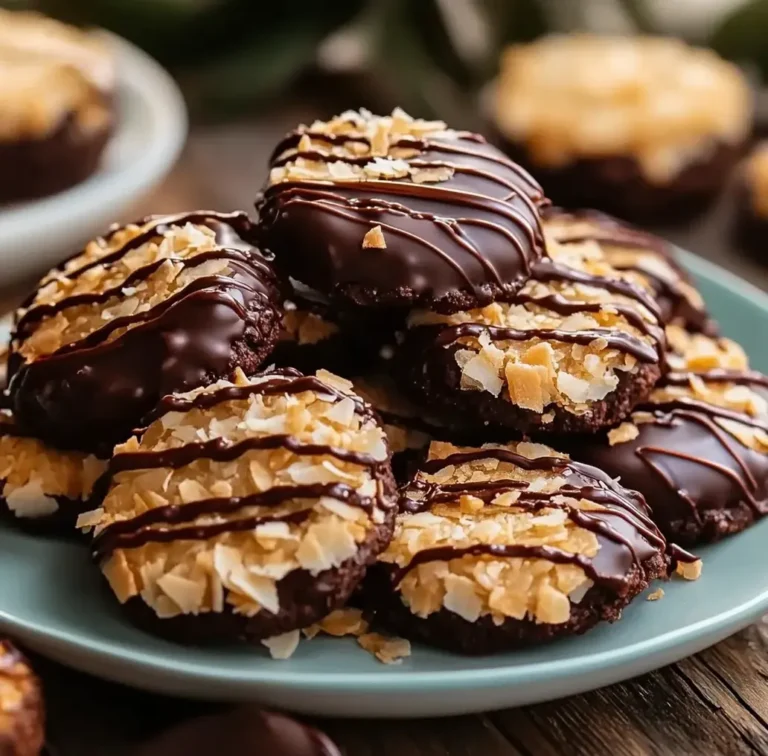 Quick No-Bake Samoa Cookies – Easy Treat!