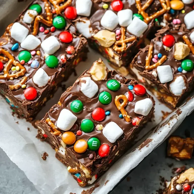 Peanut Butter Rocky Road Bars Recipe