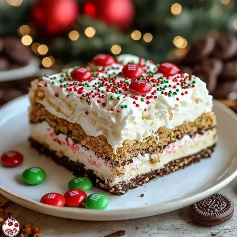 No-Bake Cookie Lasagna