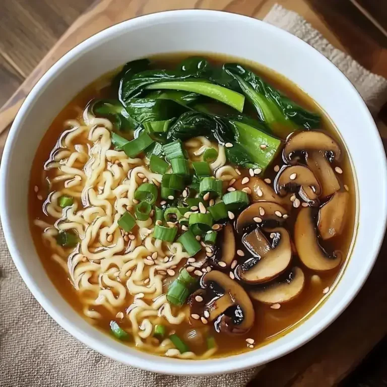 Quick Mushroom Ramen