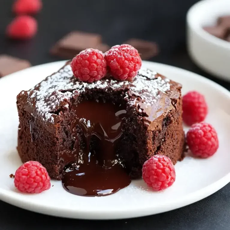 Lava Brownies Recipe