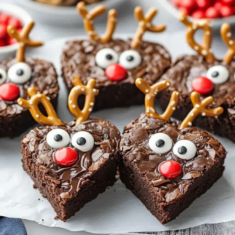 Reindeer Brownies Recipe