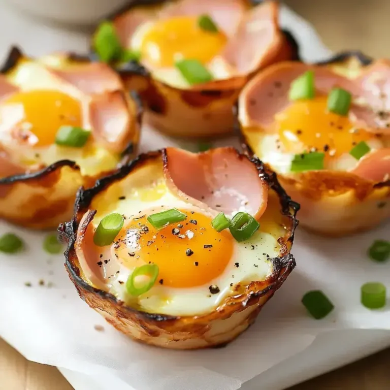 Ham and Cheese Egg Cups
