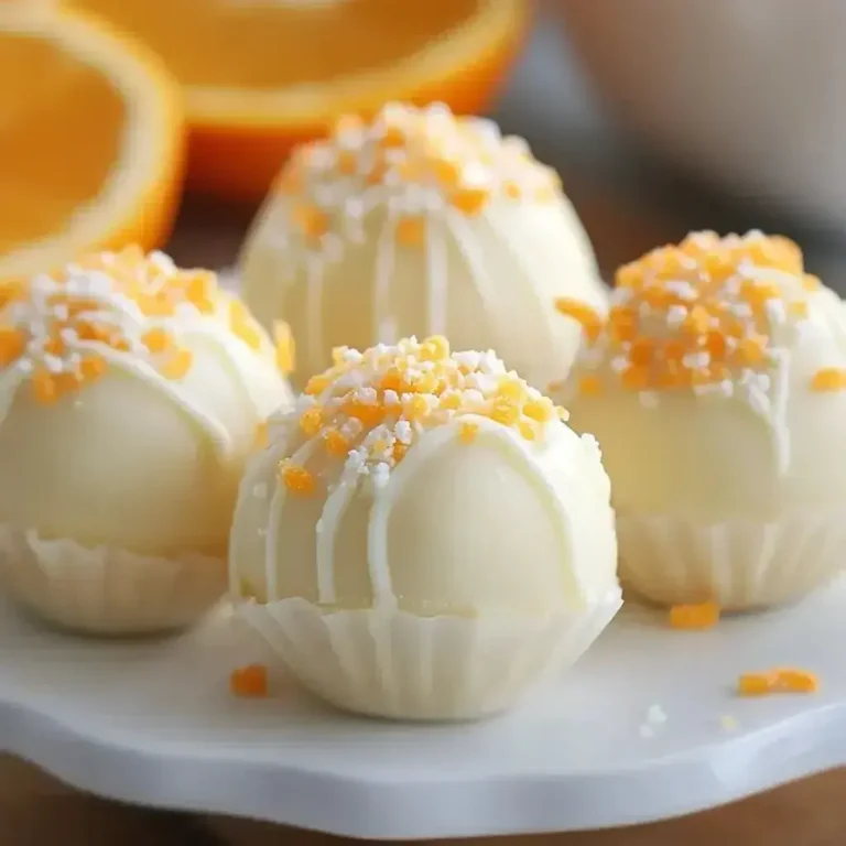 Creamsicle Truffles