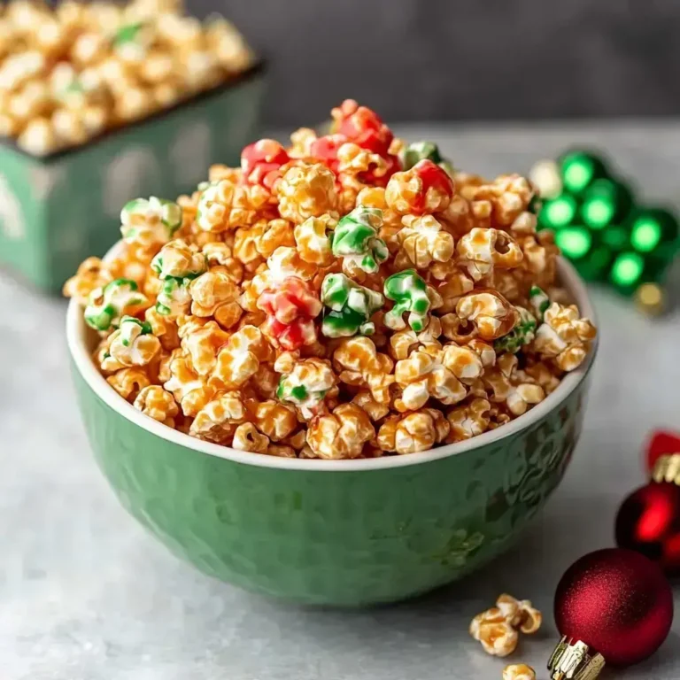 {Christmas} Caramel Popcorn