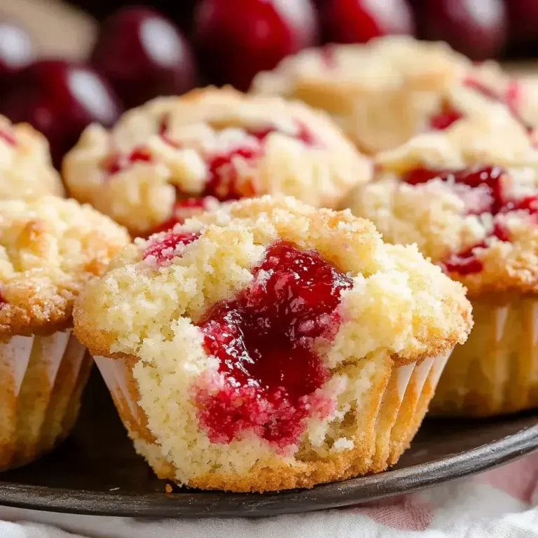 Cherry Cobbler Muffins