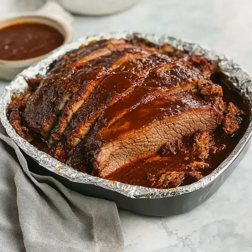 Served 3-Ingredient Brisket with sides