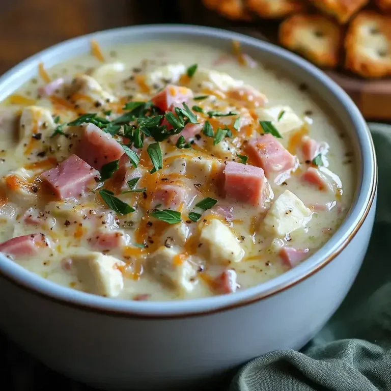 Chicken Cordon Bleu Soup