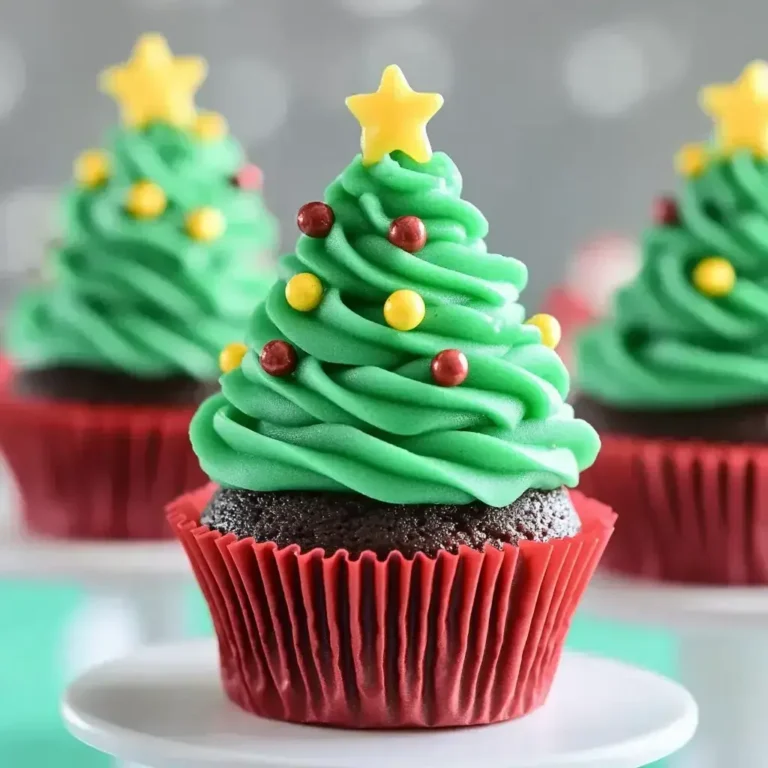 Christmas Tree Cupcakes Recipe