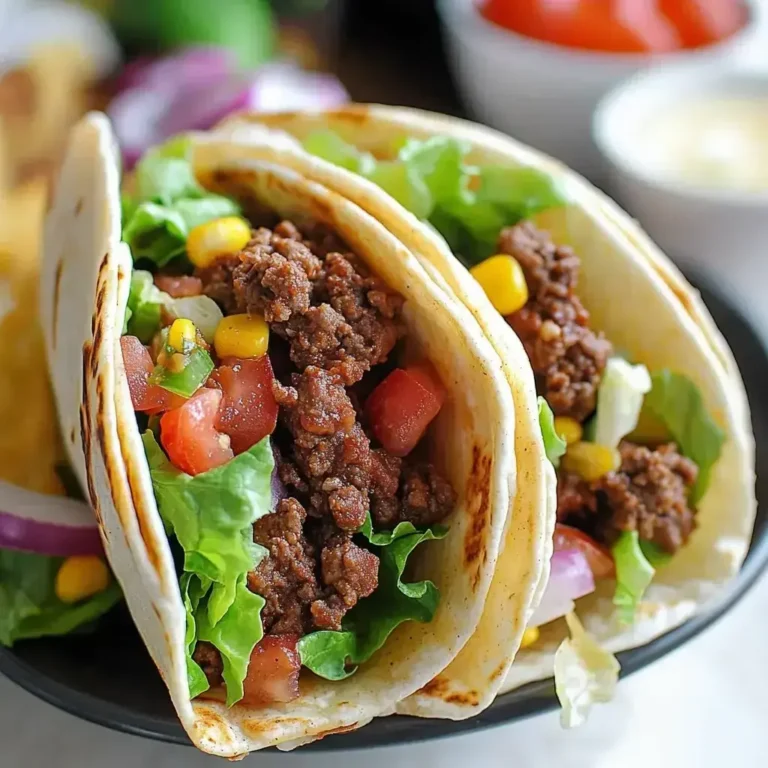 Beef Tortilla Folded Wrap