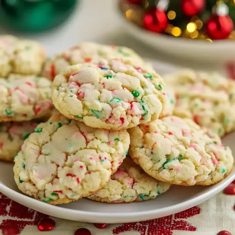 Christmas Gooey Butter Cookies