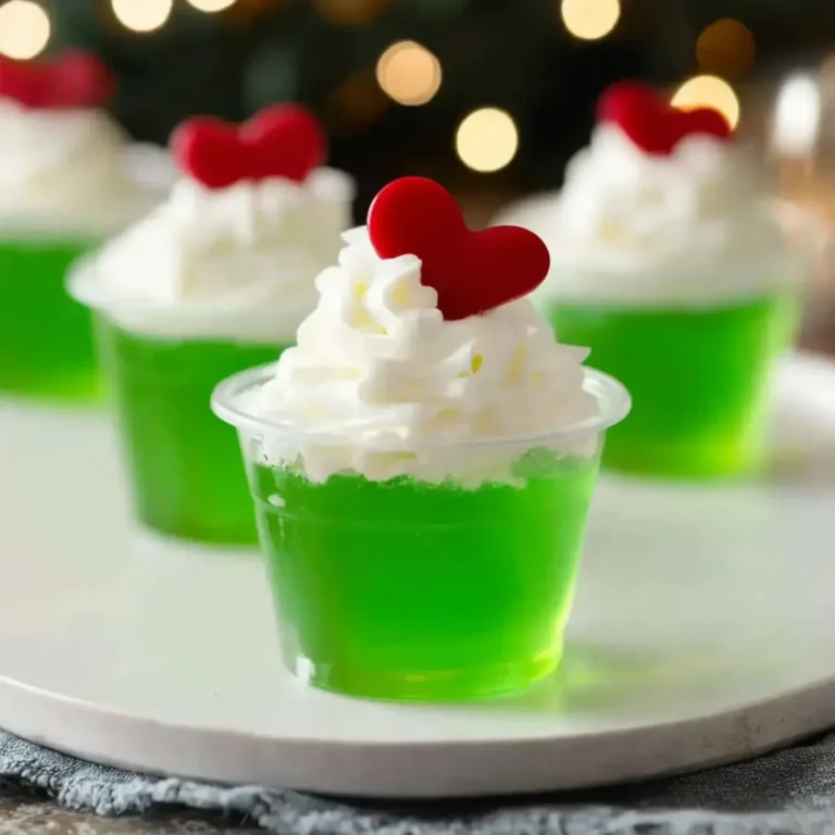Grinch Jello Shots