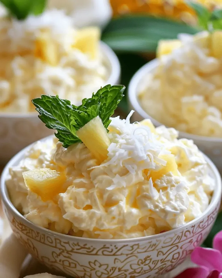Hawaiian Pineapple Coconut Fluff