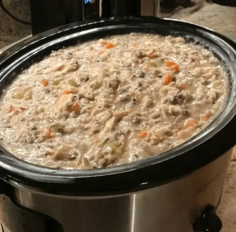 Crockpot Chicken Wild Rice Soup
