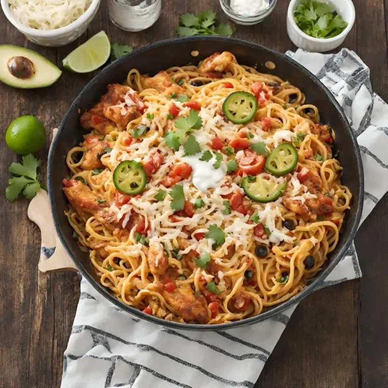 Mexican Chicken Spaghetti