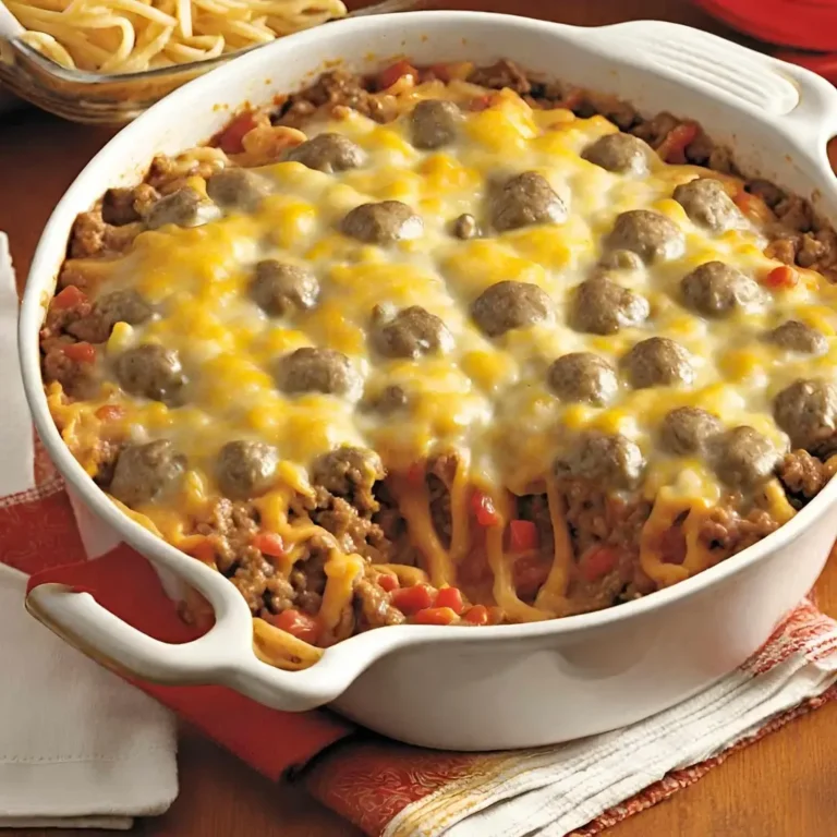 Hearty Cheeseburger Casserole