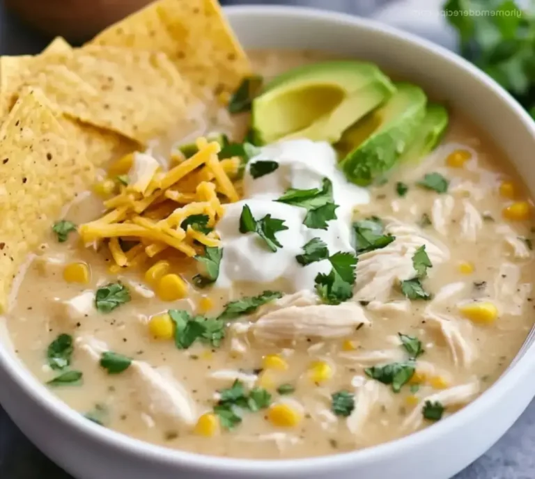 Creamy Crockpot White Chicken Chili – Comfort in a Bowl
